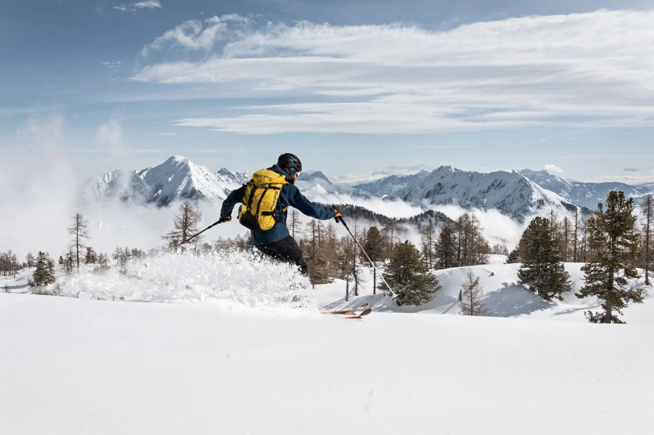 Pyhrn Priel Skitour Tiefschnee Abfahrt Pyhrn Priel Skitour Tiefschnee Abfahrt